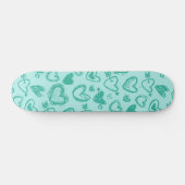 Herz-Muster 60 Skateboard (Horizontal)