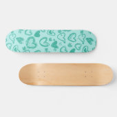 Herz-Muster 60 Skateboard (Horizontal)
