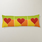 Herz Muster Kissen (Rückseite)