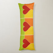 Herz Muster Kissen (Rückseite (Vertikal))