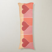 Herz Muster Kissen (Vorderseite Vertikal)