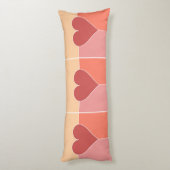 Herz Muster Kissen (Rückseite (Vertikal))