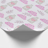 Herz-Muster-Papier Geschenkpapier (Ecke)