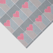 Herz-Muster-Papier Seidenpapier (Ausschnitt)