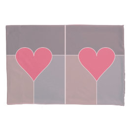 Herz-Muster-Pillowcases Kissenbezug