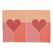 Herz-Muster-Pillowcases Kissenbezug (Vorderseite)