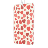 Herz-Muster, rote Herzen, Herz-Muster Autolufterfrischer (Links)