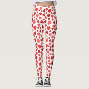 Herz-Muster, rote Herzen, Herz-Muster Leggings