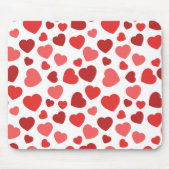 Herz-Muster, rote Herzen, Herz-Muster Mousepad (Vorne)