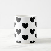 Herz-Muster-Tasse Kaffeetasse (Mittel)