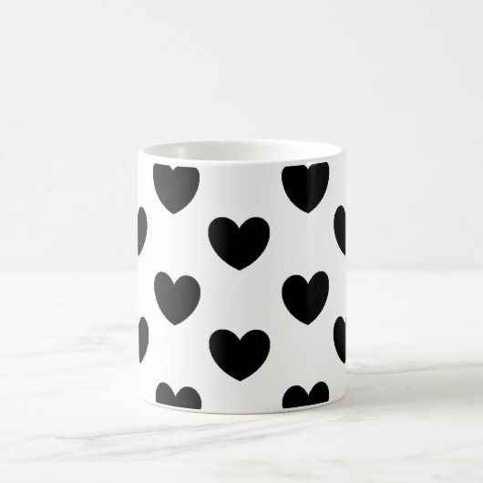 Herz-Muster-Tasse Kaffeetasse (Mittel)