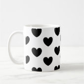 Herz-Muster-Tasse Kaffeetasse (Links)