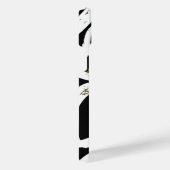 Herz-Muster und Goldene Foil iPhone Hülle (Rechte Seite)