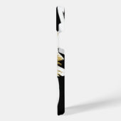 Herz-Muster und Goldene Foil iPhone Hülle (Linke Seite)