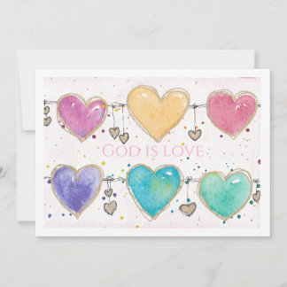 Herz-Muster Valentinstag-Karten-Einladung Einladung