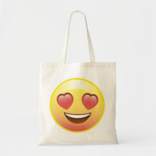 Herz mustert glückliche Liebe Emoji Taschen-Tasche Tragetasche