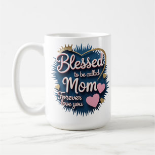 Herz Muttertags-Tasse   Süßes Geschenk für Mama    Kaffeetasse