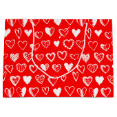 Herz n' Liebe Geschenktaschen - Große Geschenktüte (Vorderseite)