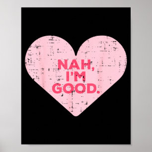 Herz Nah Im Gut Anti Valentinstag Single Aware Poster