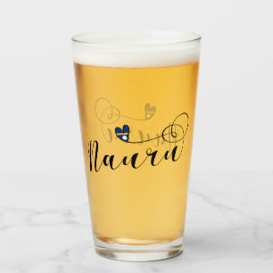 Herz Nauru Flag, I Liebe Nauru, Republik Nauru Glas
