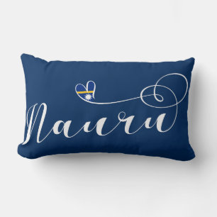 Herz Nauru Flag, I Liebe Nauru, Republik Nauru Lendenkissen