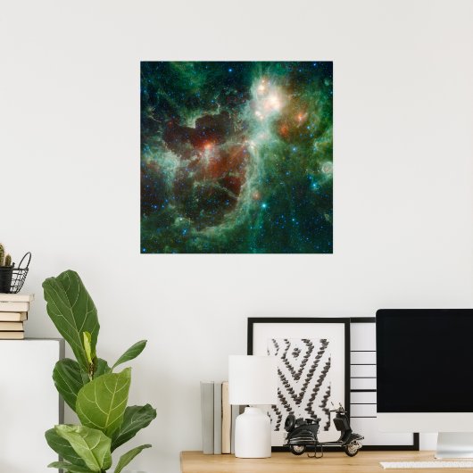 HERZ NEBULA POSTER (Heimbüro)