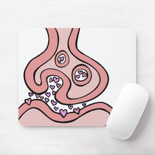 Herz Neurotransmitter Maus Pad Mousepad (Mit Mouse)