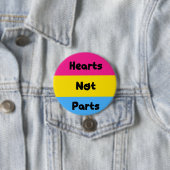 Herz-nicht Teil-Pansexual Stolz-Knopf Button (Beispiel)