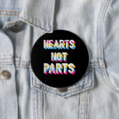 Herz nicht Teile Pansexual Pride LGBT Pan Button (Beispiel)
