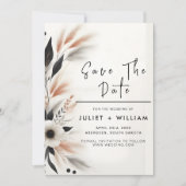 Herz Nichts Extravagant nur Liebe Spaß Hochzeit Save The Date (Vorderseite)