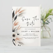 Herz Nichts Extravagant nur Liebe Spaß Hochzeit Save The Date (Stehend Vorderseite)