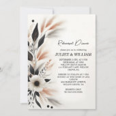 Herz Nichts Extravagant nur Liebe Spaß Probe Abend Einladung (Vorderseite)