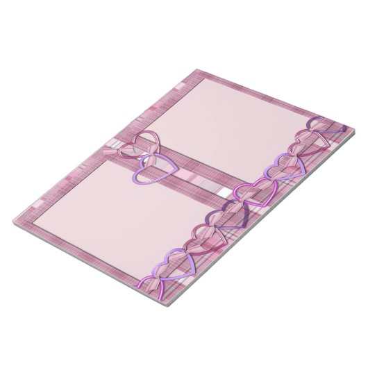 Herz Notizblock (angewinkelt)