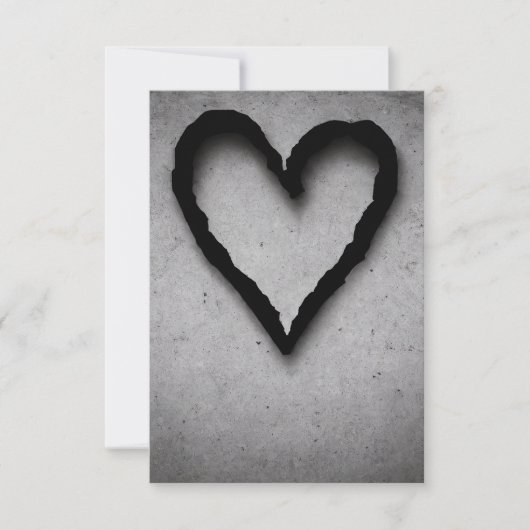 Herz, Nr. 01 Dankeskarte (Vorderseite)