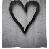 Herz, Nr. 01 Duschvorhang (Vorderseite)