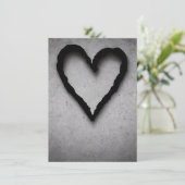 Herz, Nr. 01 Feiertagskarte (Stehend Vorderseite)