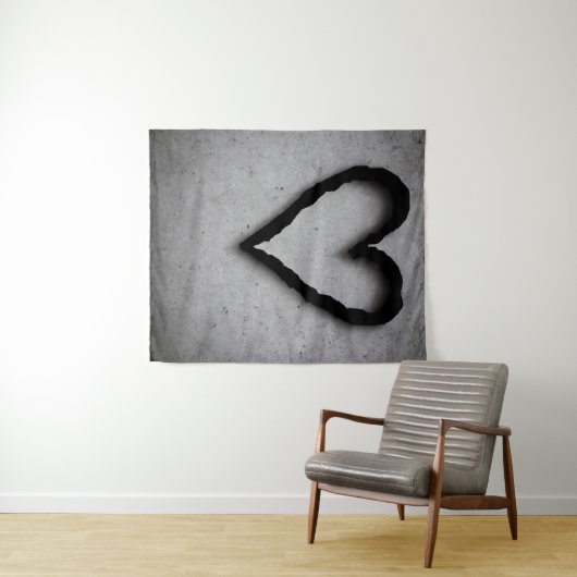 Herz, Nr. 01 Wandteppich (Beispiel (Horizontal))