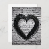 Herz, Nr. 02 Dankeskarte (Vorne/Hinten)