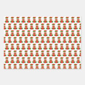 Herz, Nutcracker und Weihnachtself Geschenkpapier Set (Vorderseite 3)