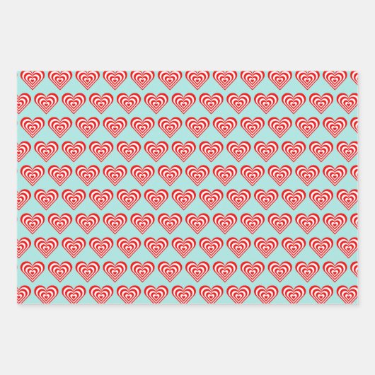 Herz, Nutcracker und Weihnachtself Geschenkpapier Set (Vorderseite)