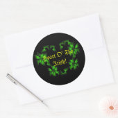 Herz oder Irish Sticker - individuell anpassbar (Umschlag)