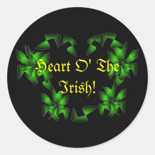 Herz oder Irish Sticker - individuell anpassbar