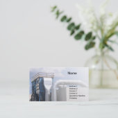 Herz- oder Kältetechnik Visitenkarte (Stehend Vorderseite)