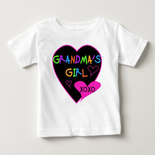 Herz-Oma's Girl-T - Shirt und Geschenke (Vorderseite)