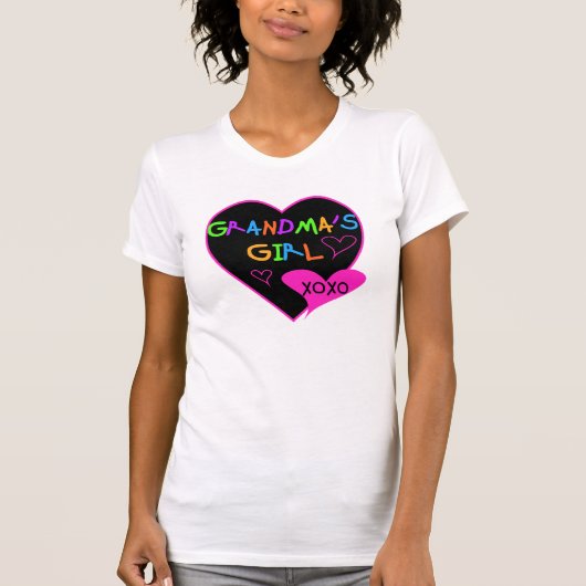 Herz-Oma's Girl-T - Shirt und Geschenke (Vorderseite)