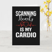 Herz-Operation Herzschlag Kardiologe Karte (Gelbe Blume)