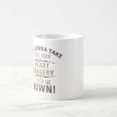 Herz-Operation-Spaß Kaffeetasse (Mittel)