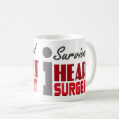 Herz-Operations-Überlebend-Tasse Kaffeetasse (VorderseiteRechts)