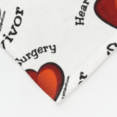 Herz-Operations-Überlebender Fleecedecke (Ecke)