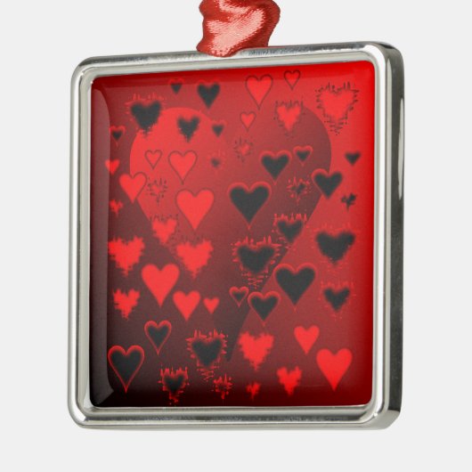 Herz Ornament Aus Metall (Links)